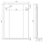 Rysunek techniczny - BETA lustro 40x70x12cm