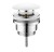 Odpływ umywalkowy 5/4", klik-klak, korek ceramiczny, 10-55mm, biały