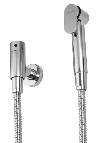 Zawór bidetowy ze słuchawką i wężem, chrom