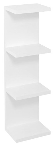 RIWA regał 20x70x15cm, biały połysk