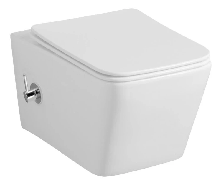 PORTO CLEANWASH WC wiszące Rimless, z prysznicem bidetowym i baterią, 36x52cm, biały #4