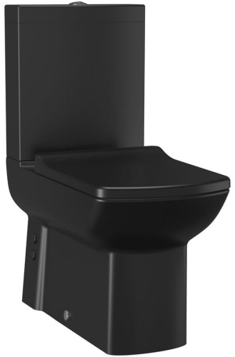 LARA deska WC, SLIM, Soft Close, czarny mat #2