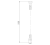 Rysunek techniczny - SOFTFLEX wąż prysznicowy plastikowy, 150cm, metaliczny srebrny/chrom