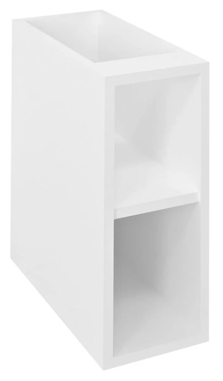 ODETTA szafka wisząca dolna 20x50x43,5cm, biały połysk