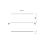 Rysunek techniczny - Blat Rockstone 1190x12x445mm, biały mat