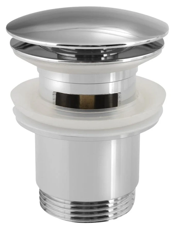 Odpływ umywalkowy 5/4“, klik-klak, duży korek, 30-45mm, chrom #3