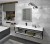 ARUBA umywalka lewa, 130x51,5 cm, Rockstone biały mat #5