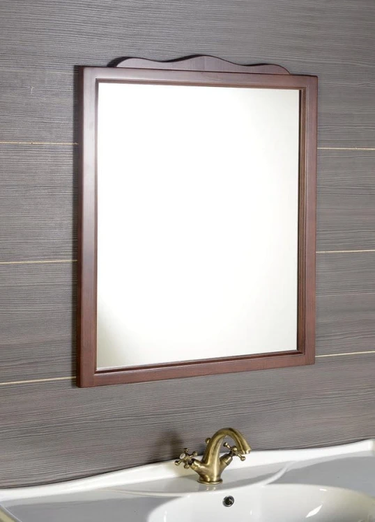 RETRO lustro w drewnianej ramie 89x115cm, buk #2