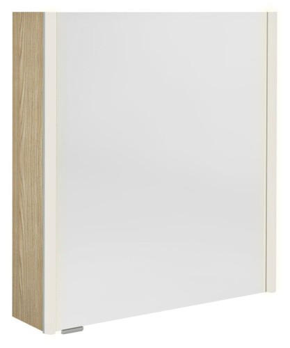 ALIX szafka z lustrem, oświetlenie LED 66x70x17,5cm, lewa/prawa, wiąz Bardini