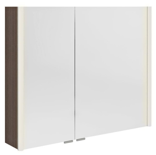 ALIX szafka z lustrem, oświetlenie LED 86x70x17,5cm, sosna rustykalna