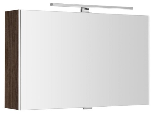 CLOE szafka z lustrem z oświetleniem LED, 80x50x18cm, sosna rustykalna