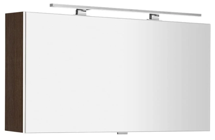 CLOE szafka z lustrem z oświetleniem LED, 100x50x18cm, sosna rustykalna