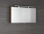 CLOE szafka z lustrem z oświetleniem LED, 100x50x18cm, sosna rustykalna #2