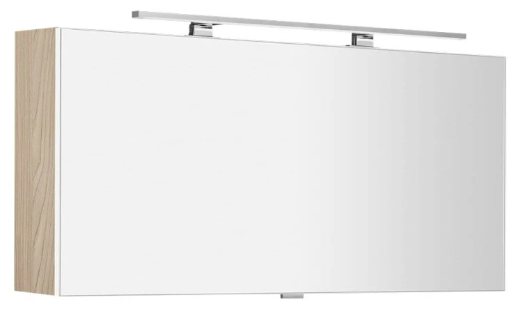 CLOE szafka z lustrem z oświetleniem LED, 120x50x18cm, wiąz Bardini