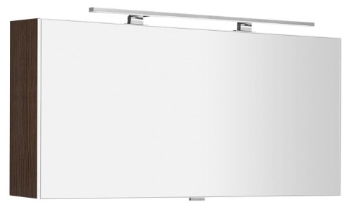 CLOE szafka z lustrem z oświetleniem LED, 120x50x18cm, sosna rustykalna