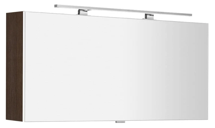 CLOE szafka z lustrem z oświetleniem LED, 120x50x18cm, sosna rustykalna