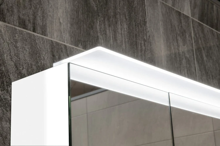 LINEX szafka z lustrem, oświetlenie LED, 60x70x15cm, lewa/prawa, wiąz Bardini #3