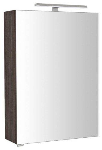 RIWA szafka z lustrem, oświetlenie LED, 50x70x17cm, sosna rustykalna