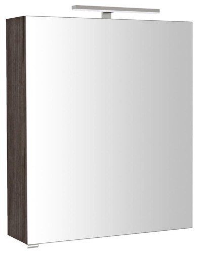 RIWA szafka z lustrem, oświetlenie LED, 60x70x17cm, sosna rustykalna