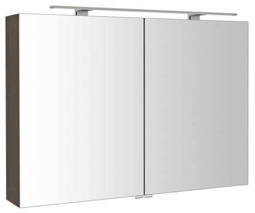 RIWA szafka z lustrem, oświetlenie LED, 101x70x17cm, sosna rustykalna