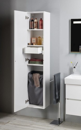 ESPACE słupek wysoki  35x172x32cm, 1 drzwi, lewa/prawa, sosna rustykalna #2