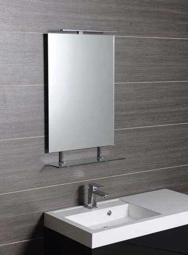 WEGA lustro z półką 40x80cm #2