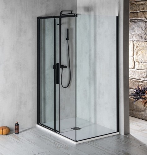 ALTIS BLACK prostokątna kabina prysznicowa 1500x1000 mm, wariant L/P #2