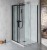 ALTIS BLACK prostokątna kabina prysznicowa 1500x1000 mm, wariant L/P #2
