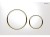 GEBERIT SIGMA20 przycisk spłukujący, dual flush, biały połysk/złoto