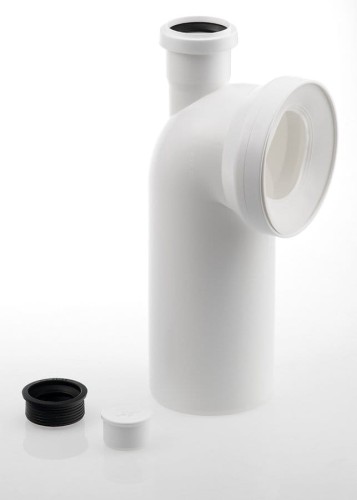 Kolano WC  90, z odpowietrzeniem, 110mm #2
