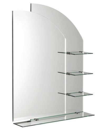 Lustro WEGA z półkami 65x90cm