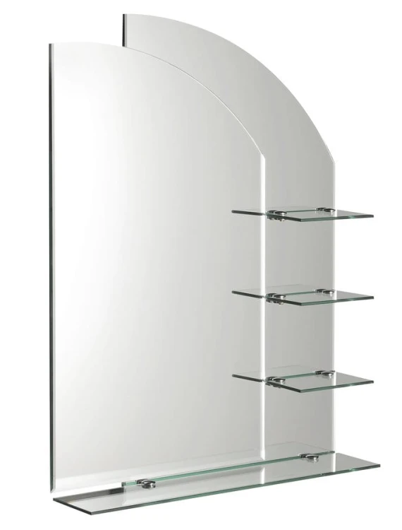 Lustro WEGA z półkami 65x90cm
