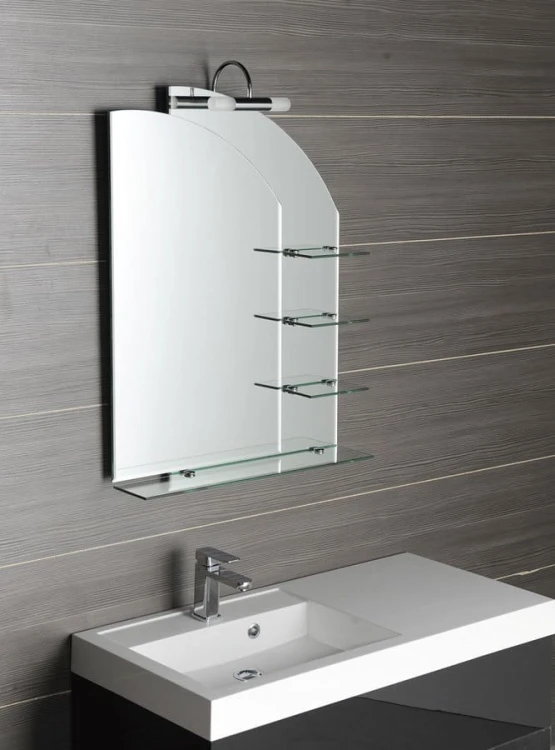 Lustro WEGA z półkami 65x90cm #2