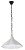 LAMPEDUSA lampa wisząca E27, 60W, 230V, IP21, klosz ceramiczny, 39cm, mosiężny łańcuch
