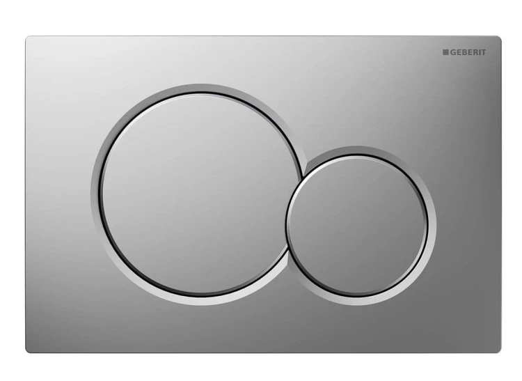 GEBERIT SIGMA01 przycisk spłukujący Easy to clean, Dual Flush, chrom mat
