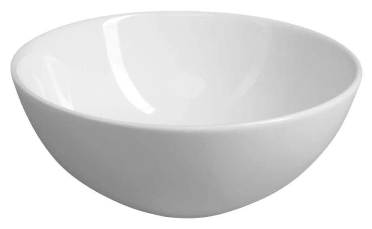 ASTER umywalka ceramiczna nablatowa średnica 28cm, biały #3
