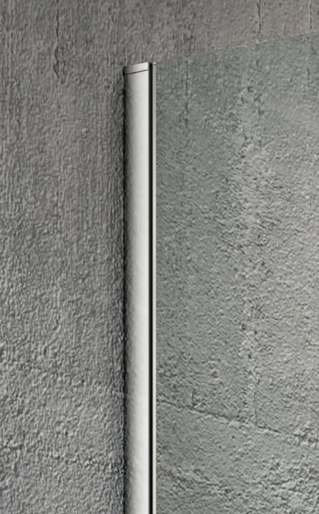 VARIO CHROME jednoczęściowa kabina prysznicowa Walk-In, montaż przy ścianie, szkło czyste, 800 mm #2