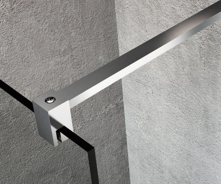 VARIO CHROME jednoczęściowa kabina prysznicowa Walk-In, montaż przy ścianie, szkło matowe, 800 mm #4