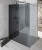 VARIO BLACK jednoczęściowa kabina przysznicowa Walk-In, montaż przy ścianie, szkło dymione, 1000 mm