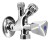 Zawór kombinowany 1/2"x3/4”x3/8", chrom