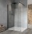 VARIO BLACK jednoczęściowa kabina przysznicowa Walk-In, montaż przy ścianie, szkło czyste, 800 mm