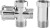 Zawór pralniczy przed baterią ścienną z zaworem zwrotnym 3/4"x3/4”, chrom
