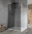 VARIO CHROME jednoczęściowa kabina przysznicowa Walk-In, montaż przy ścianie, szkło dymione, 1400 mm
