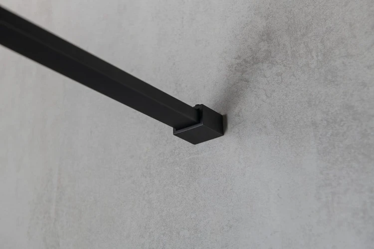 VARIO BLACK jednoczęściowa kabina przysznicowa Walk-In, szkło matowe, 800 mm #4