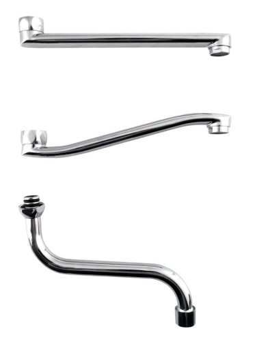 AQUALINE 35 bateria ścienna 3/4", rozstaw 100mm, bez wylewki, chrom #2