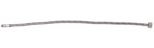Wąż przyłączeniowy nierdzewny M10x1/2", 60 cm #2