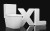 GRANDE kompakt WC XL, odpływ poziomy/pionowy, biały #4