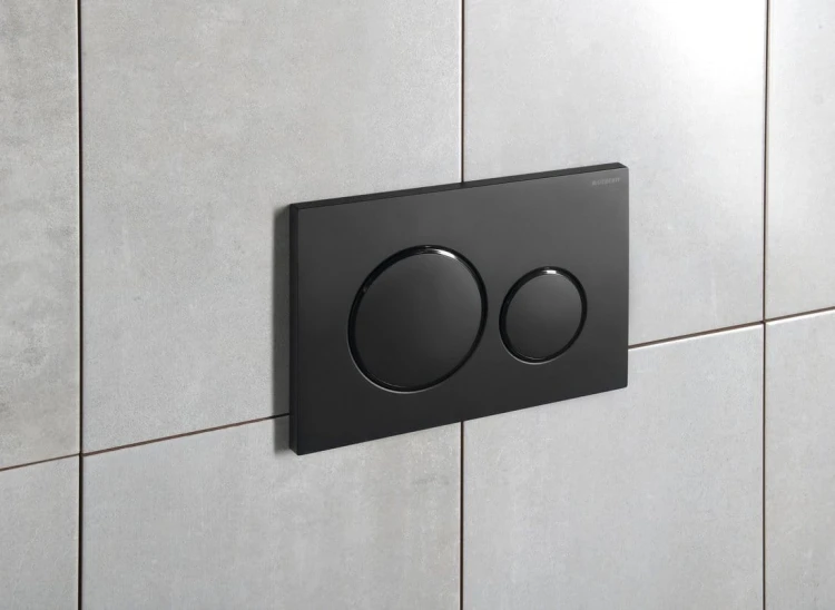 GEBERIT SIGMA20 przycisk spłukujący, Easy-to clean, czarny mat #3