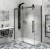VOLCANO BLACK kabina prysznicowa 1600x800mm wariant L/P