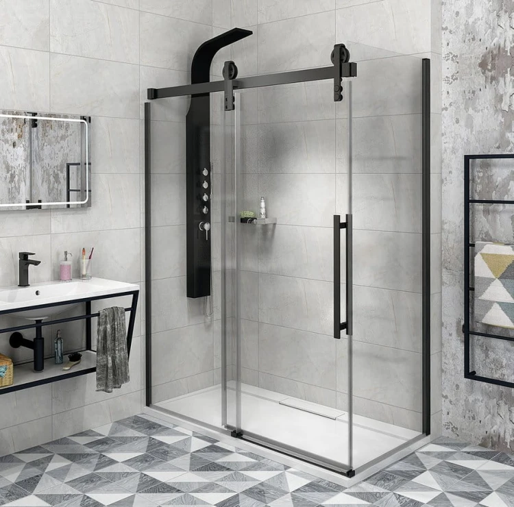 VOLCANO BLACK kabina prysznicowa 1800x800mm wariant L/P